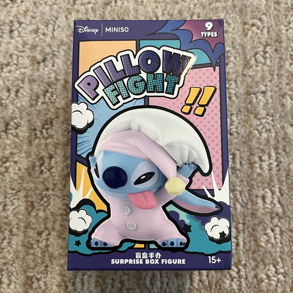 NEW Miniso Disney Stitch Pillow Fight Blind Box Figure Sealed Unopened Surprise